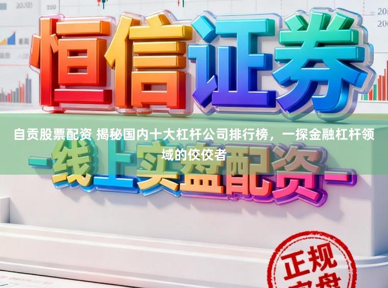 自贡股票配资 揭秘国内十大杠杆公司排行榜，一探金融杠杆领域的佼佼者