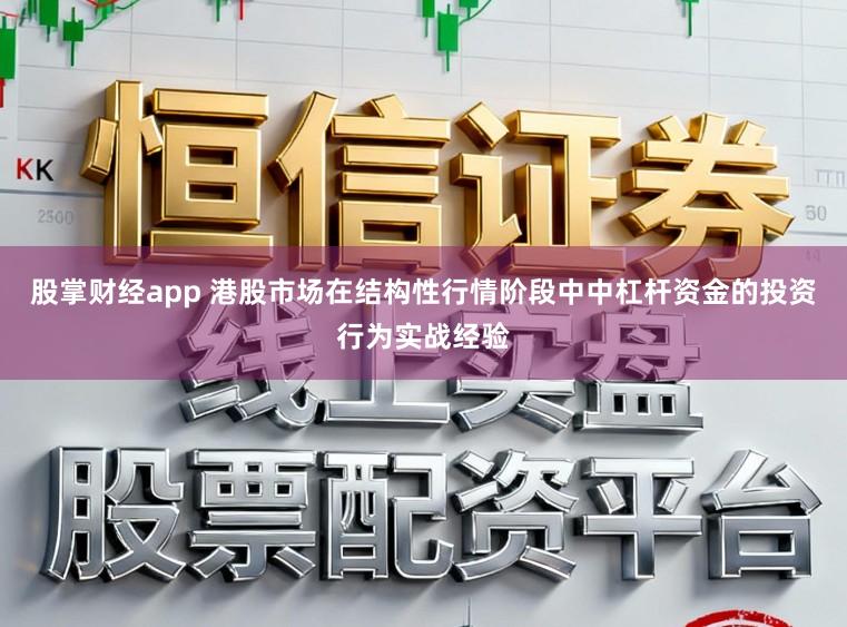 股掌财经app 港股市场在结构性行情阶段中中杠杆资金的投资行为实战经验