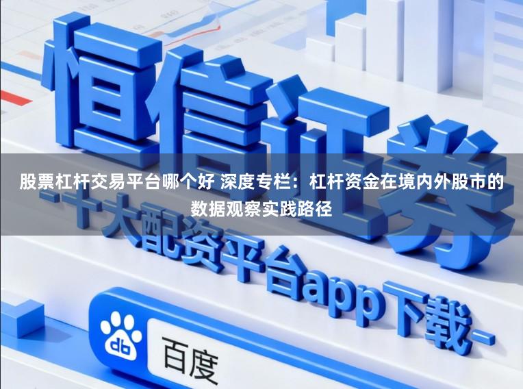 股票杠杆交易平台哪个好 深度专栏：杠杆资金在境内外股市的数据观察实践路径